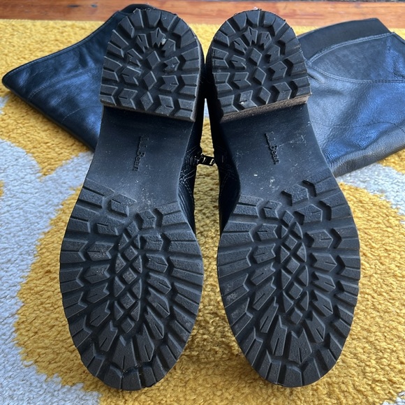 L.L. Bean tall black leather boots - Picture 5 of 9